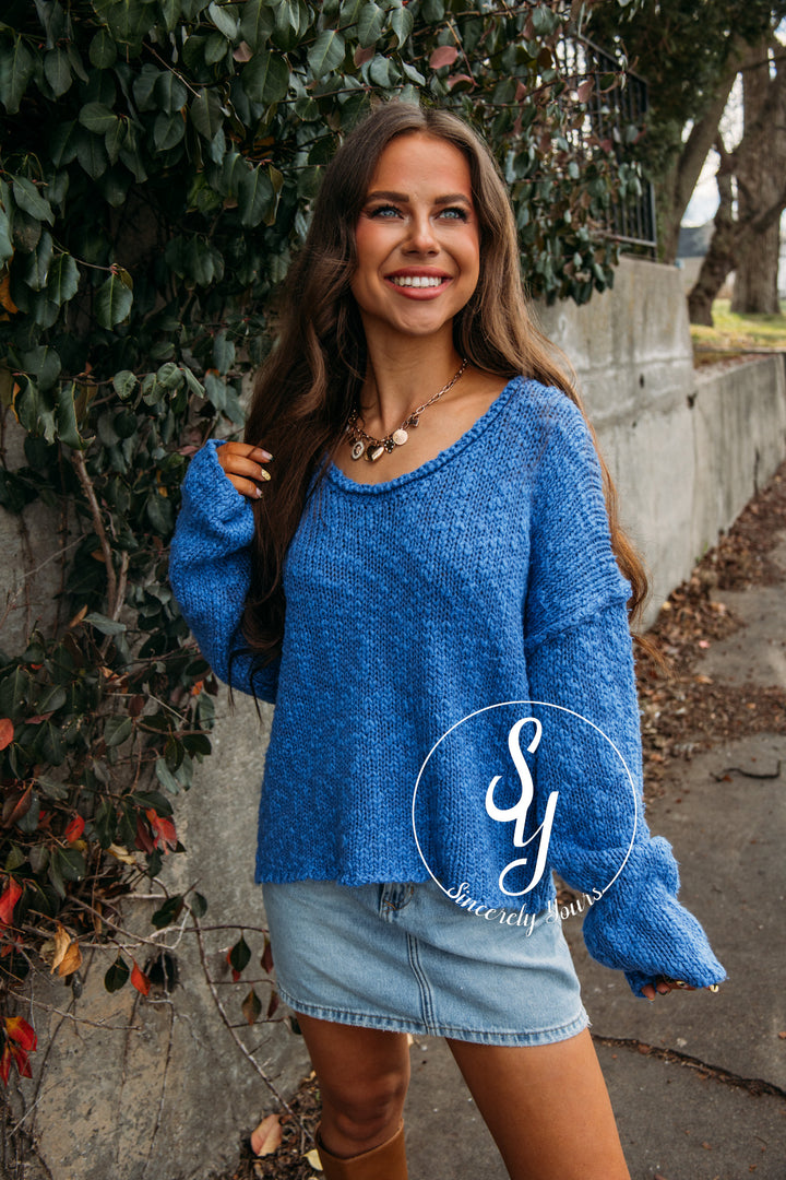 Wishful Dreams Sweater - Pacific