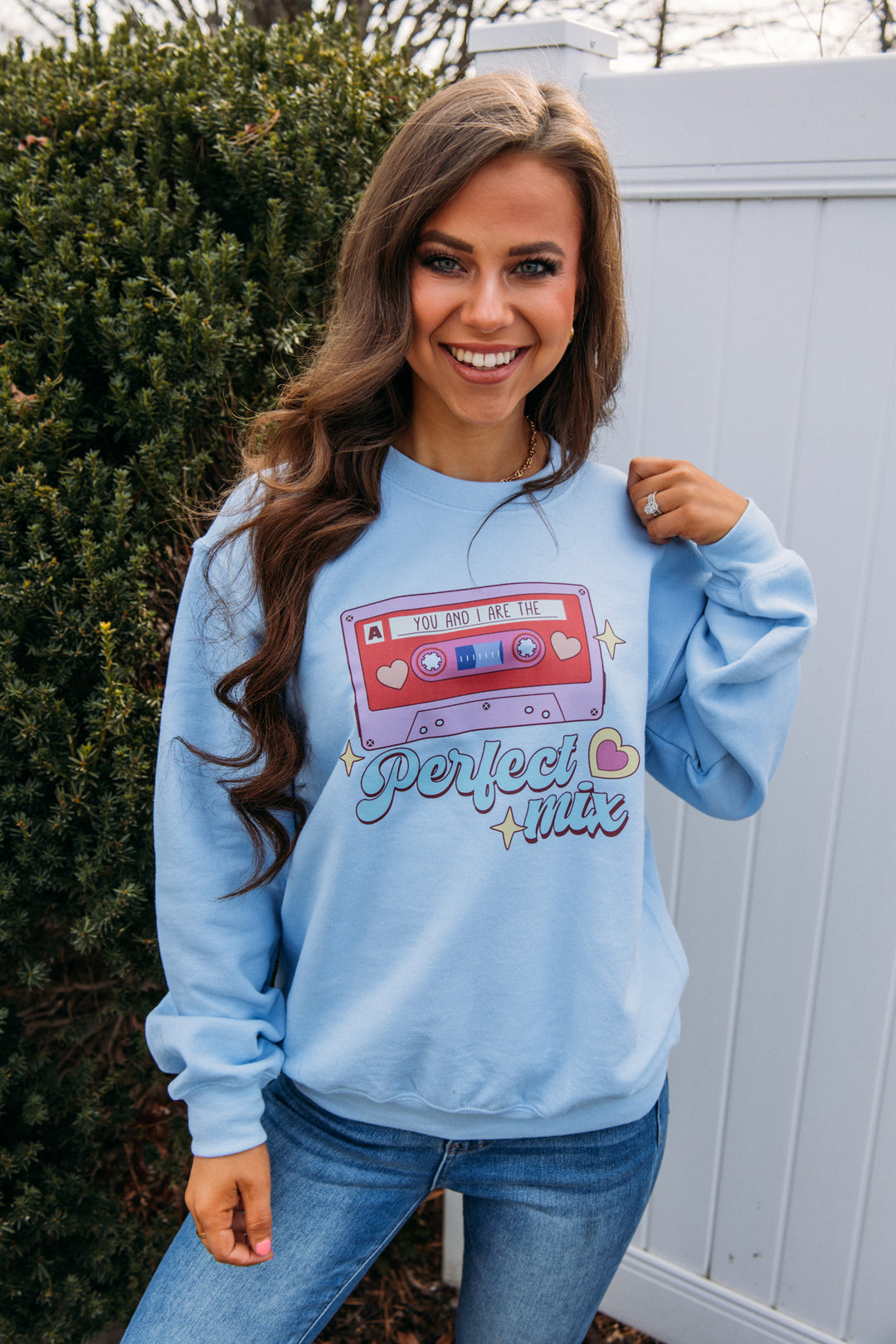 Perfect Mix Sweatshirt - Light Blue