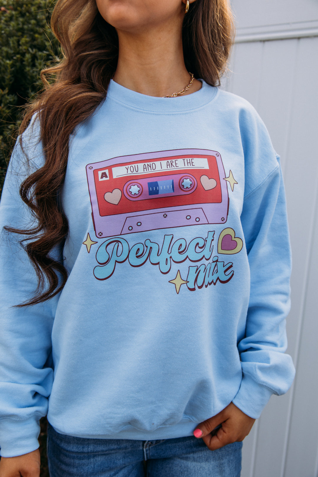 Perfect Mix Sweatshirt - Light Blue