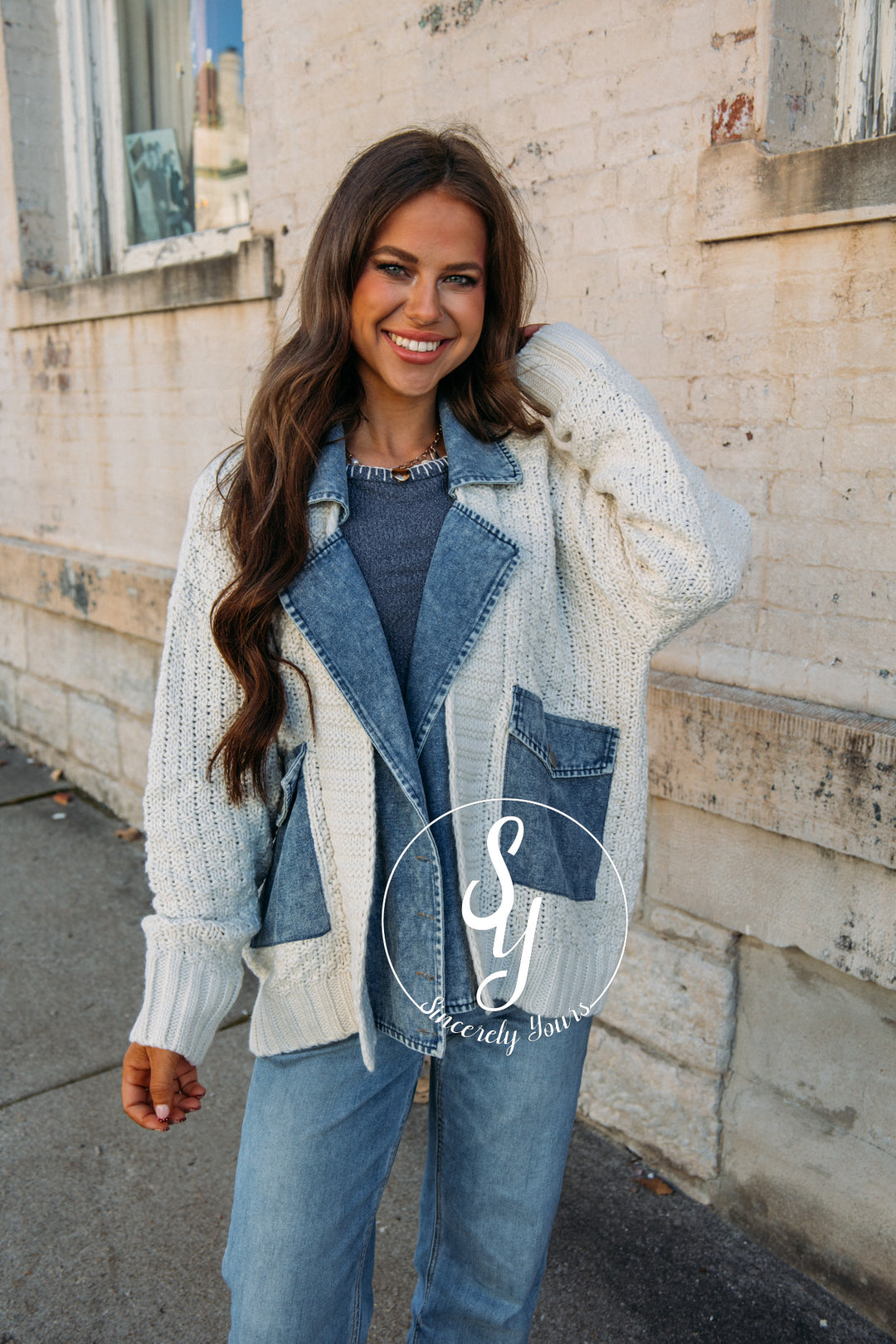 Granny Loving Cardigan - Natural