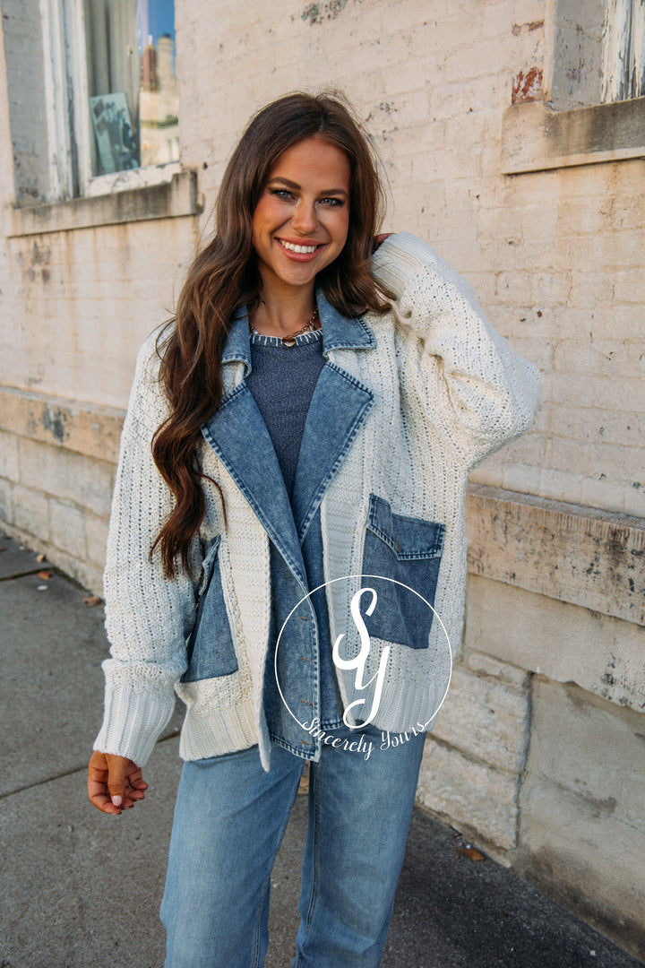 Granny Loving Cardigan - Natural