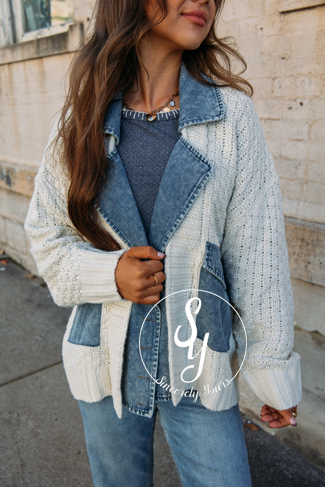 Granny Loving Cardigan - Natural