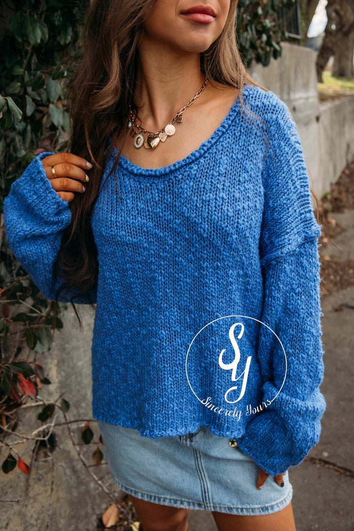 Wishful Dreams Sweater - Pacific