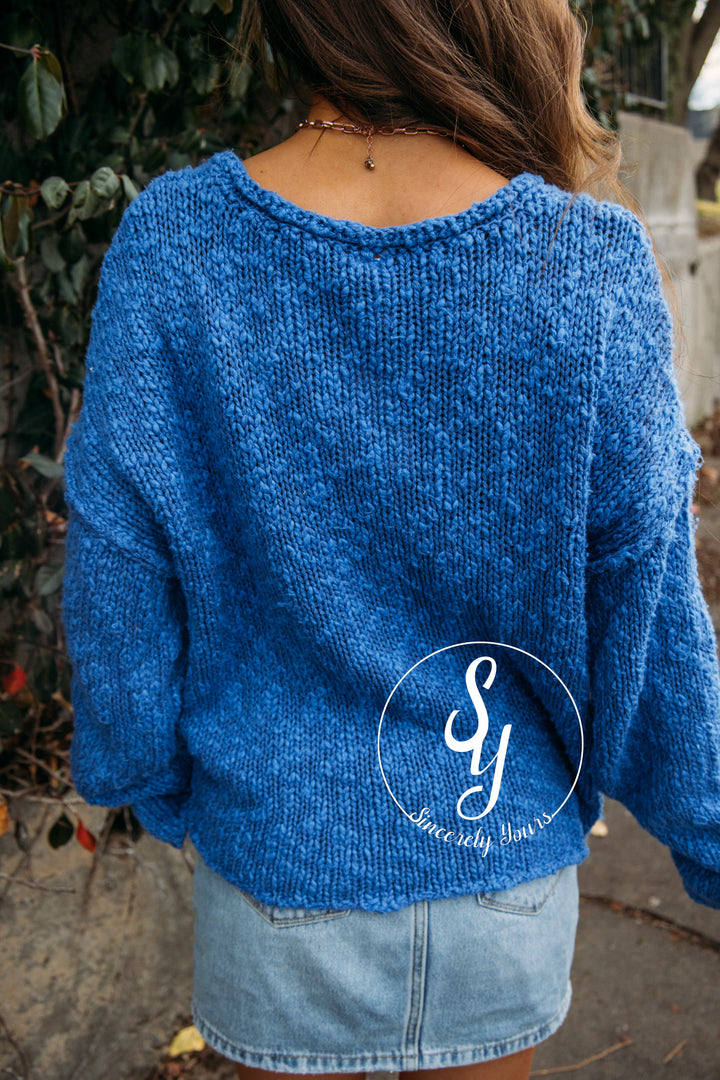 Wishful Dreams Sweater - Pacific