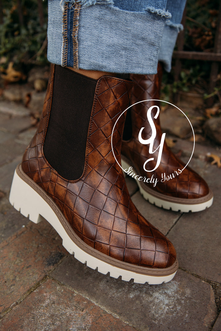 Kellen Booties - Cognac