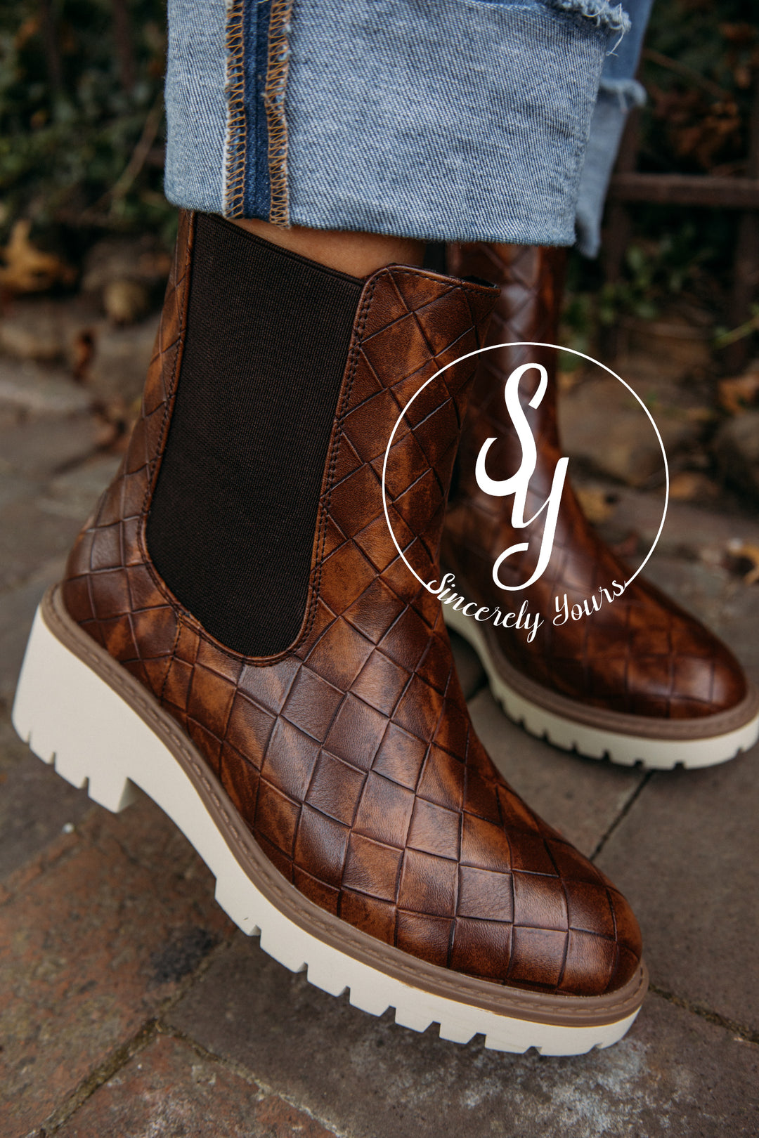 Kellen Booties - Cognac