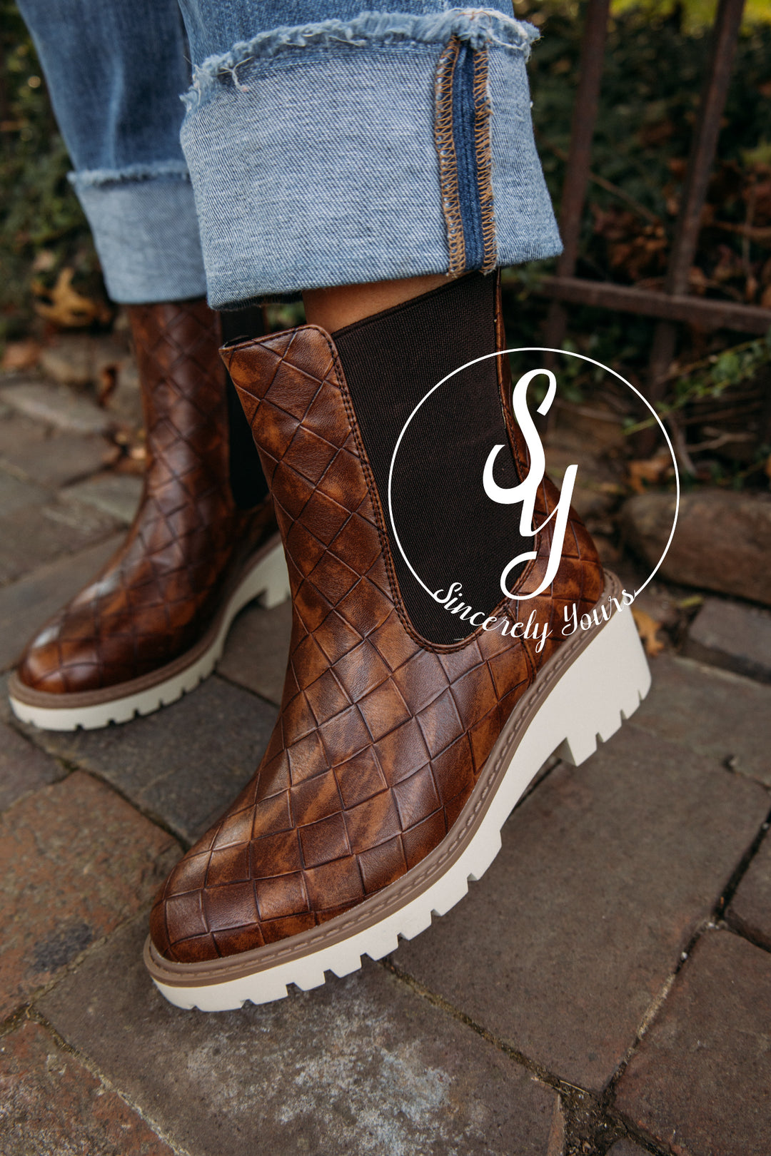 Kellen Booties - Cognac