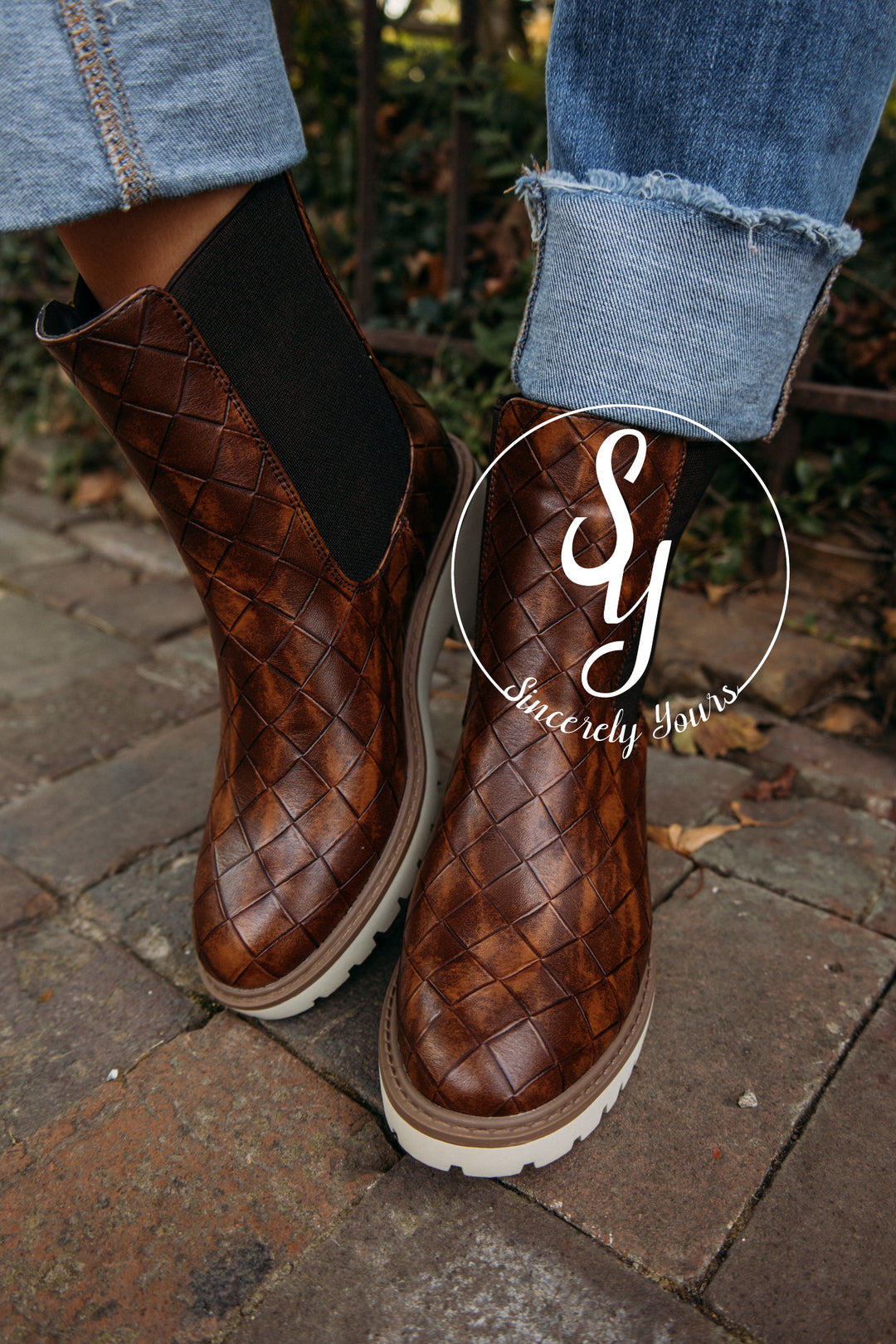 Kellen Booties - Cognac