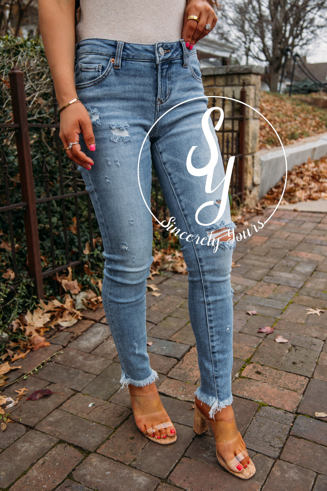 Dear John:  Joyrich Distressed Denim - Wallstreet