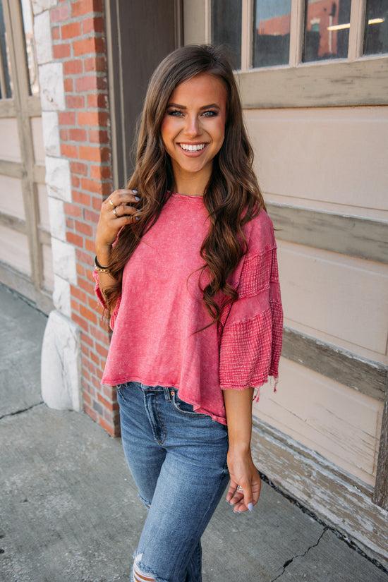 Day Trip Top - Red