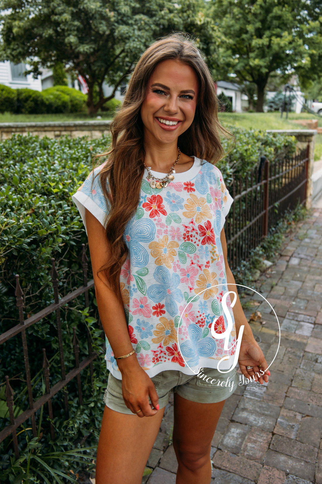 Personality Top - White Combo