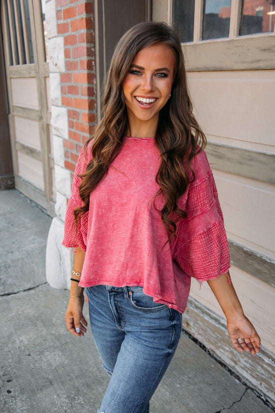 Day Trip Top - Red