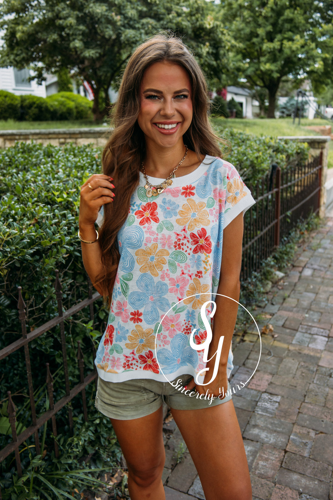 Personality Top - White Combo