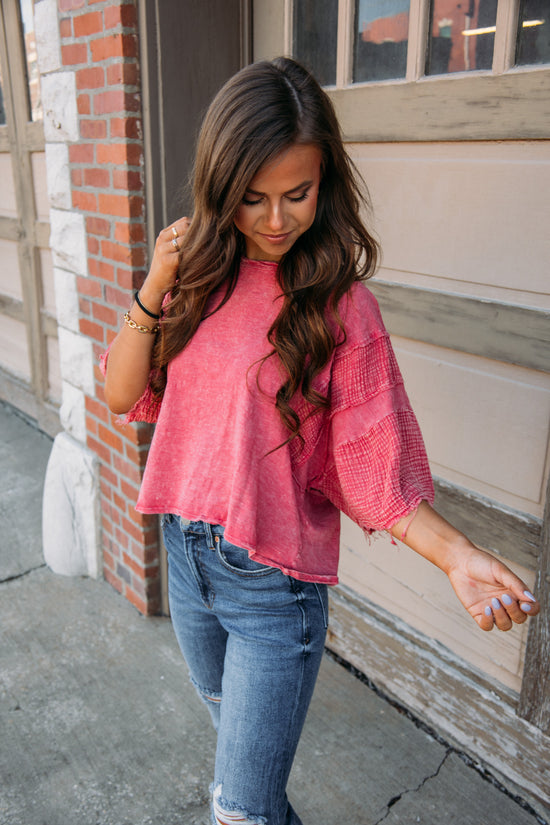 Day Trip Top - Red