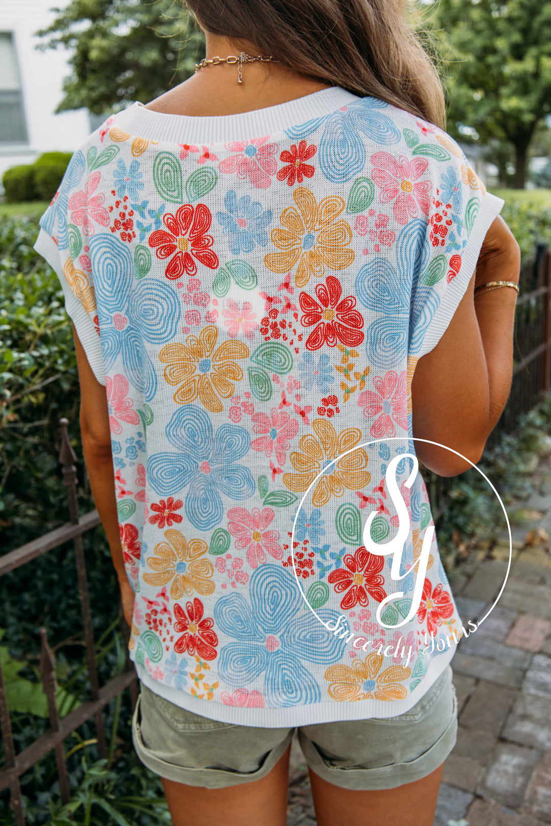 Personality Top - White Combo