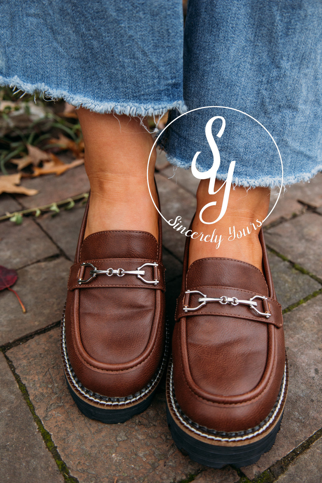 City Girl Loafer -Dark Cognac