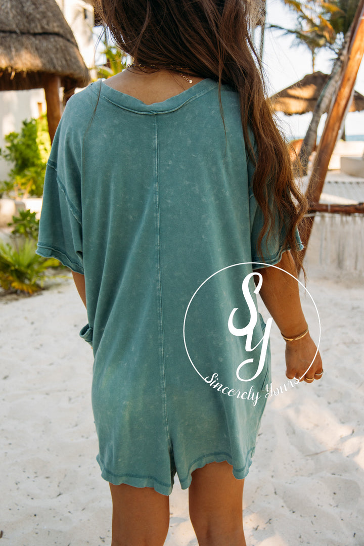 Sunrise Romper - Sage