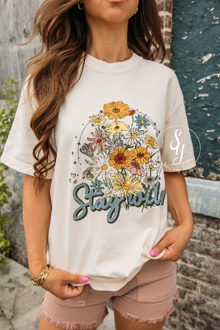 Stay Wild Graphic - Ivory
