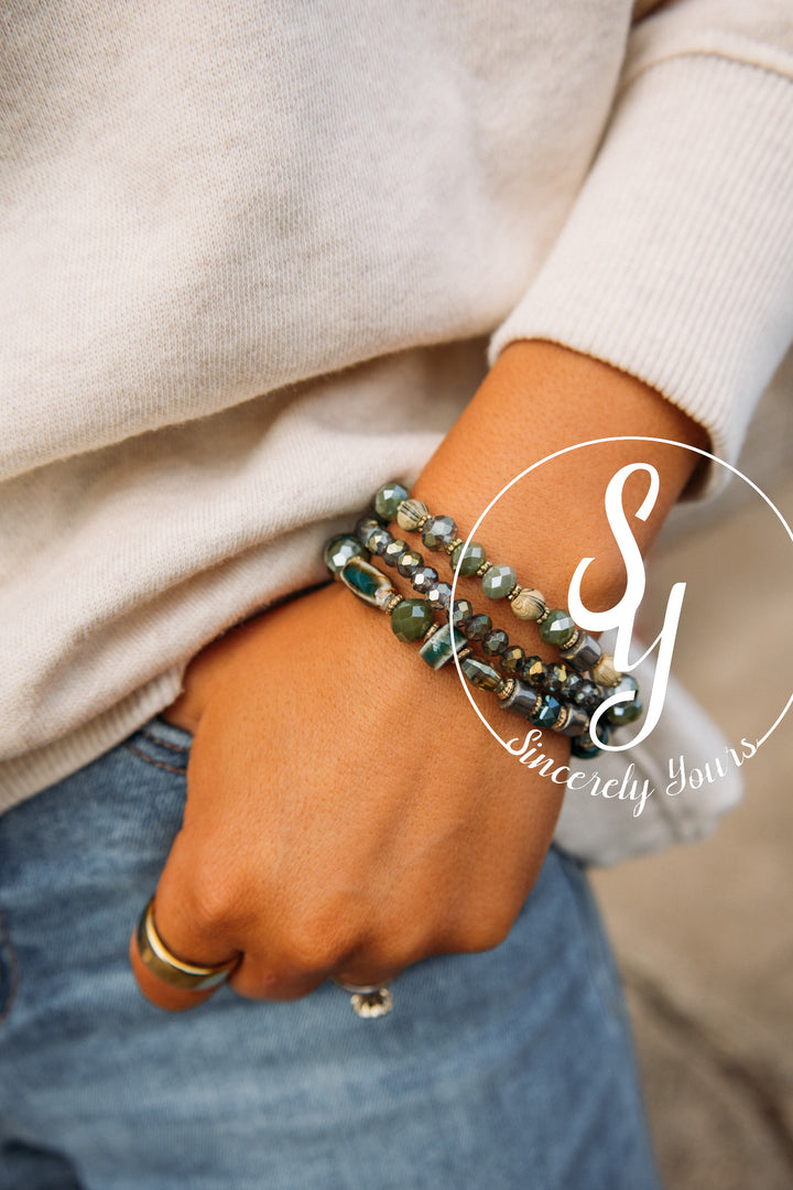 Deeply Rooted Bracelet Stack