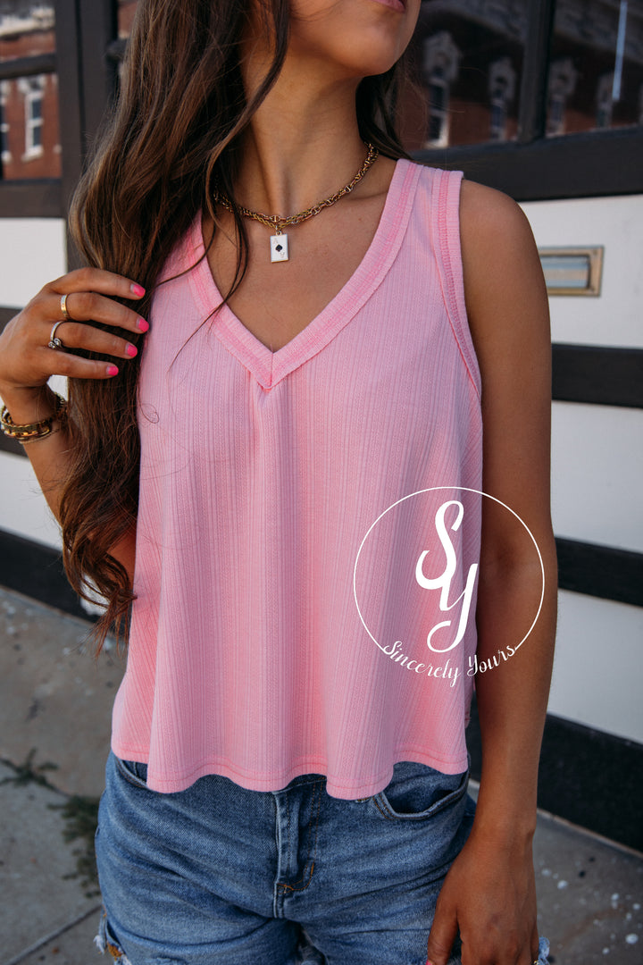 Bold Move Tank - Pink