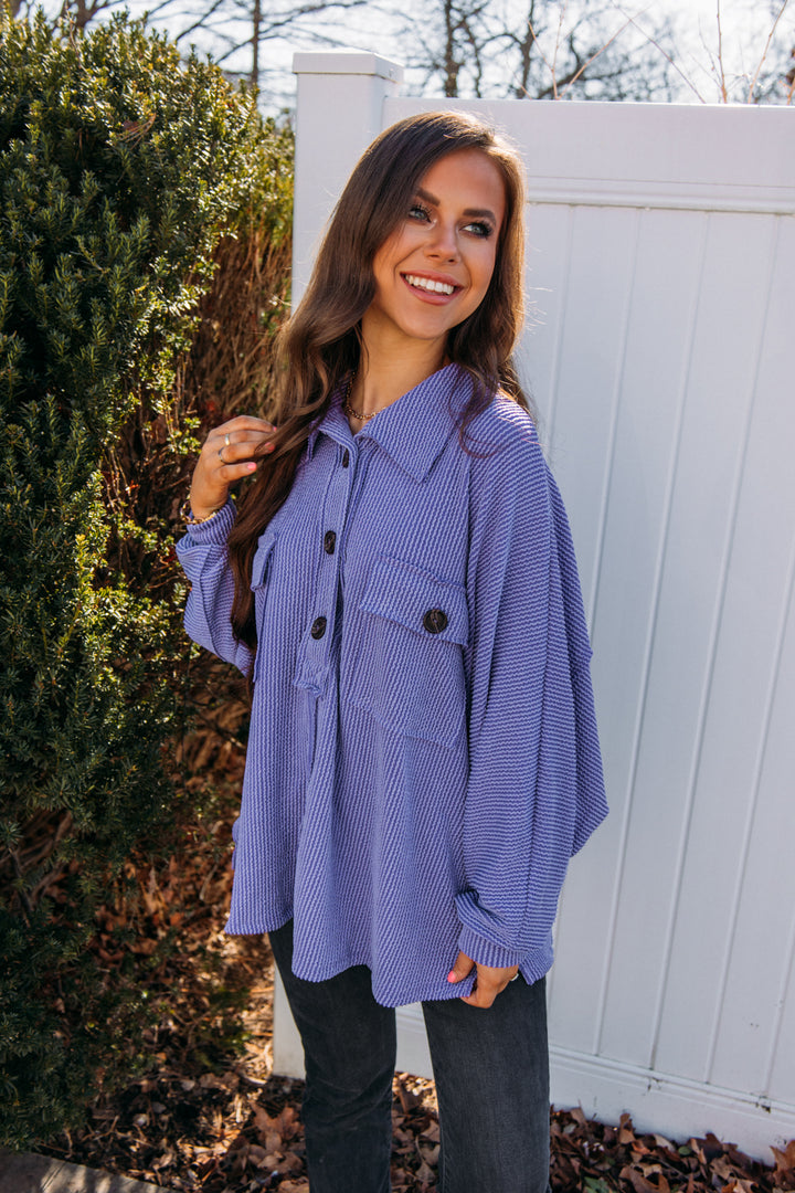 Scout Pullover - Periwinkle