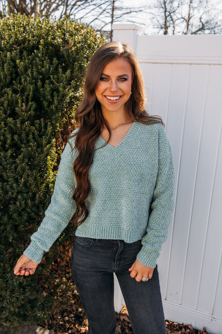 Softer Side Sweater - Iceberg Green