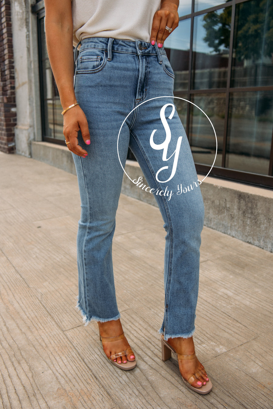 FOREVER WONDERING DENIM PANTS main image 0