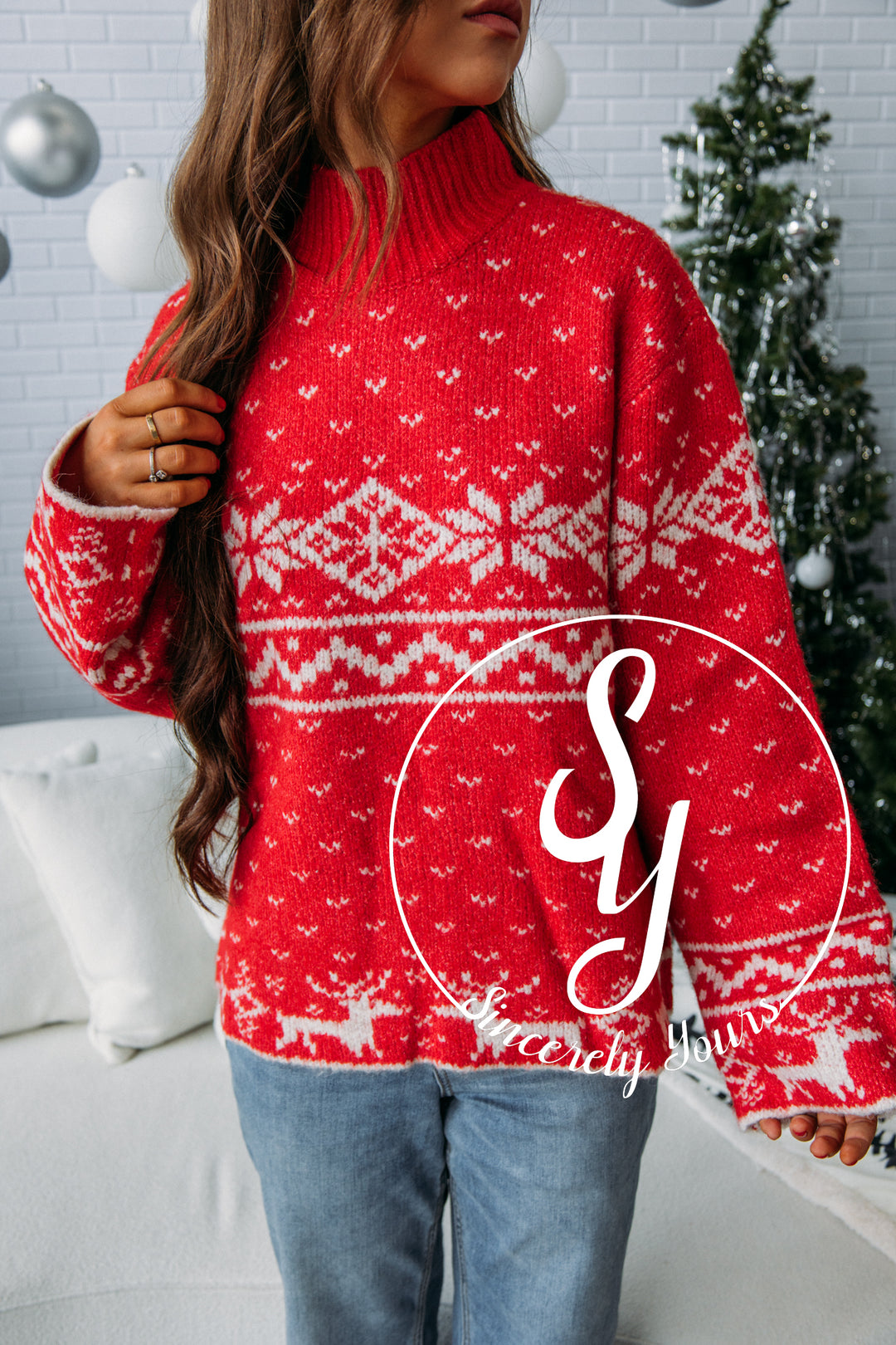 Fireside Sweater - Red