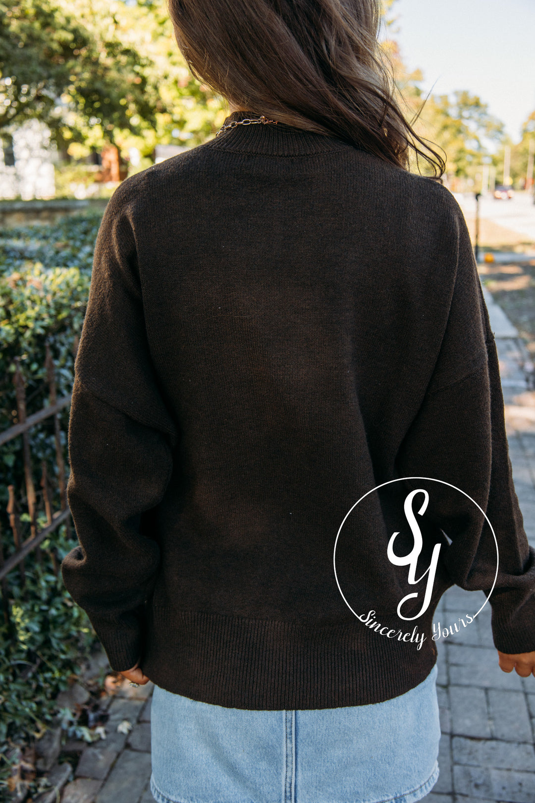 First Pick Sweater- Brown