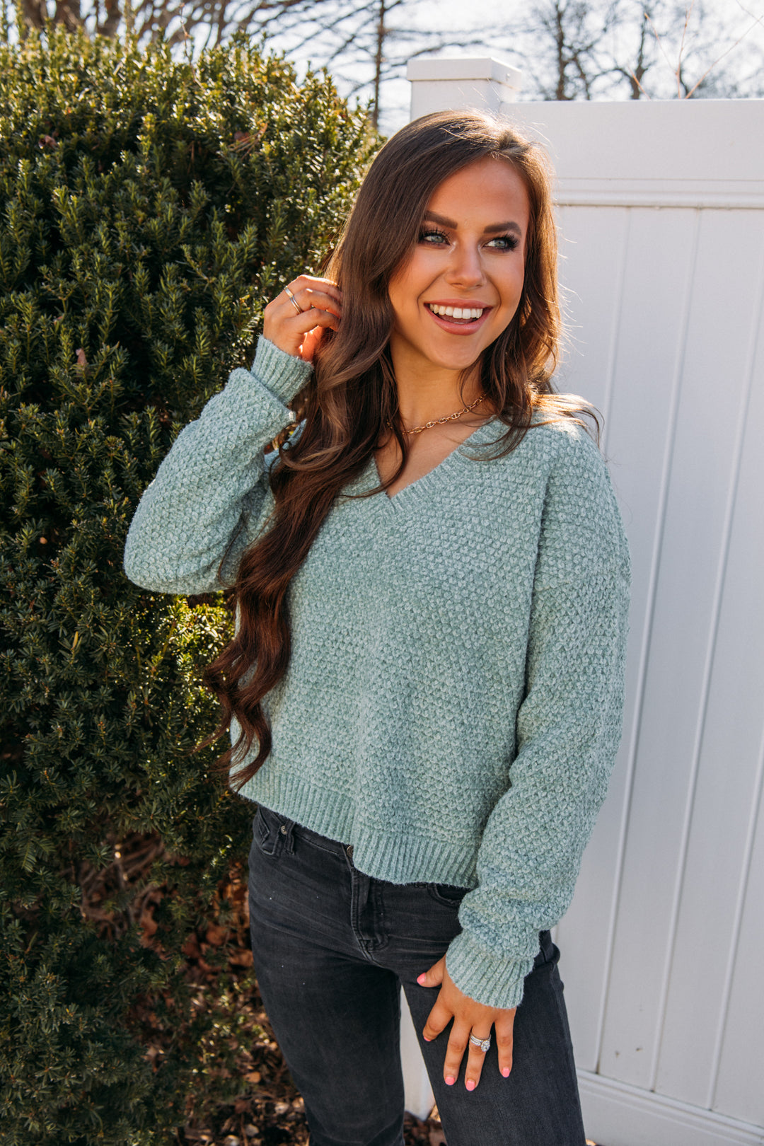 Softer Side Sweater - Iceberg Green