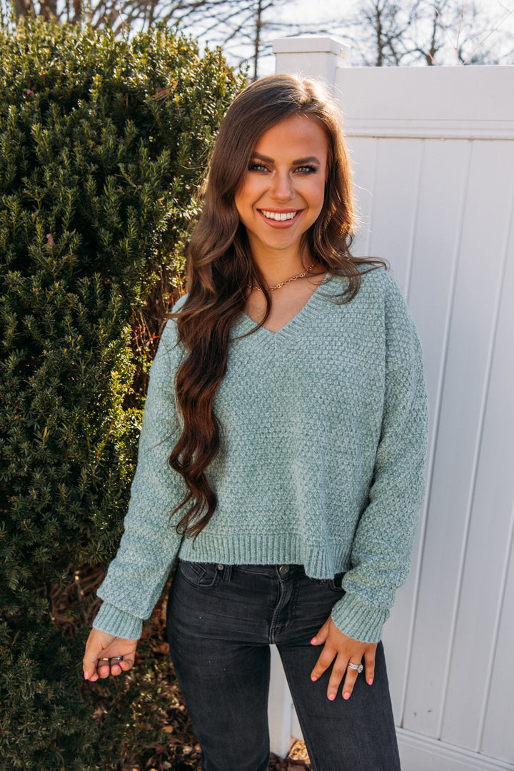 Softer Side Sweater - Iceberg Green