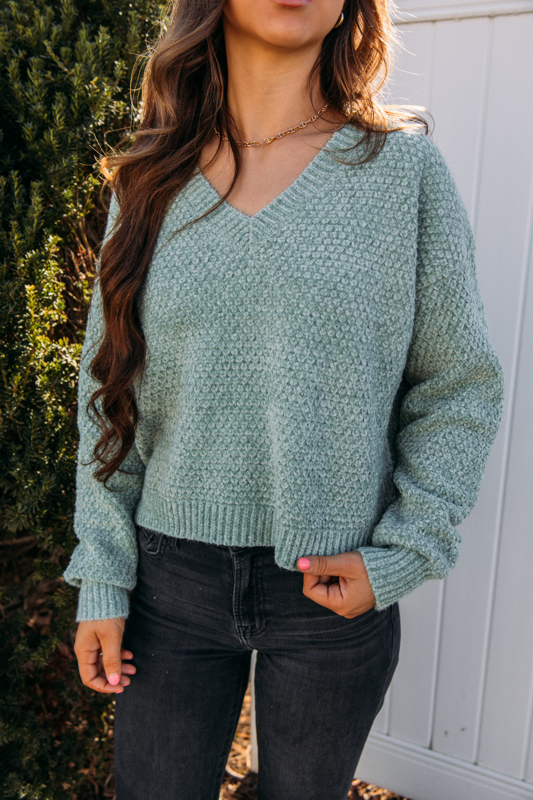 Softer Side Sweater - Iceberg Green