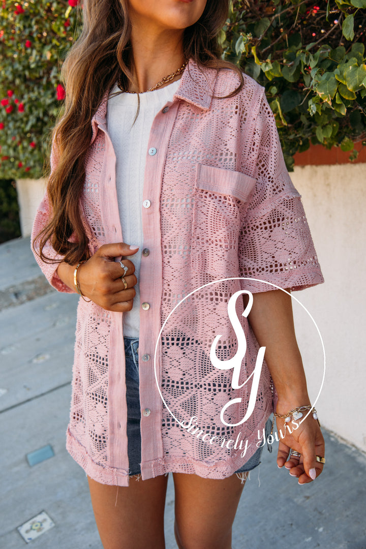 Coastal Dreams Top- Blush