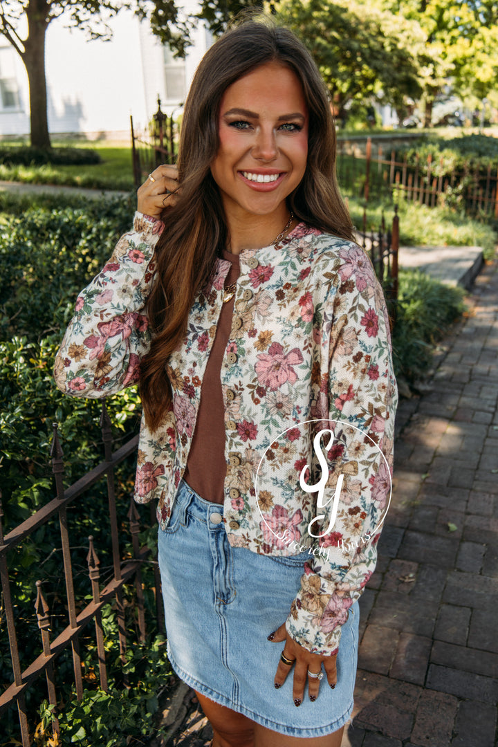Sweet Escape Cardigan- Clay Rose