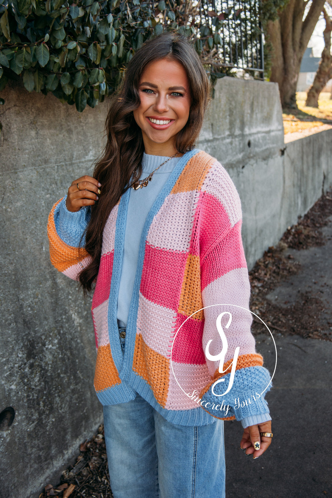 Sherbet Love Cardigan - Sunkist Combo