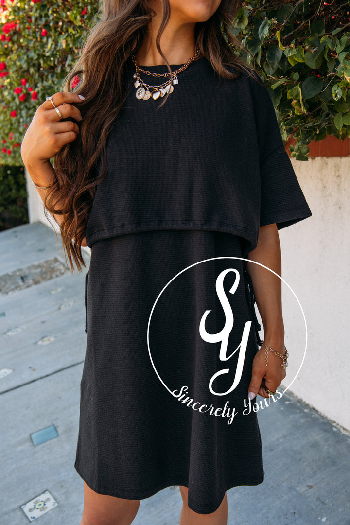 Spring Love Dress - Black
