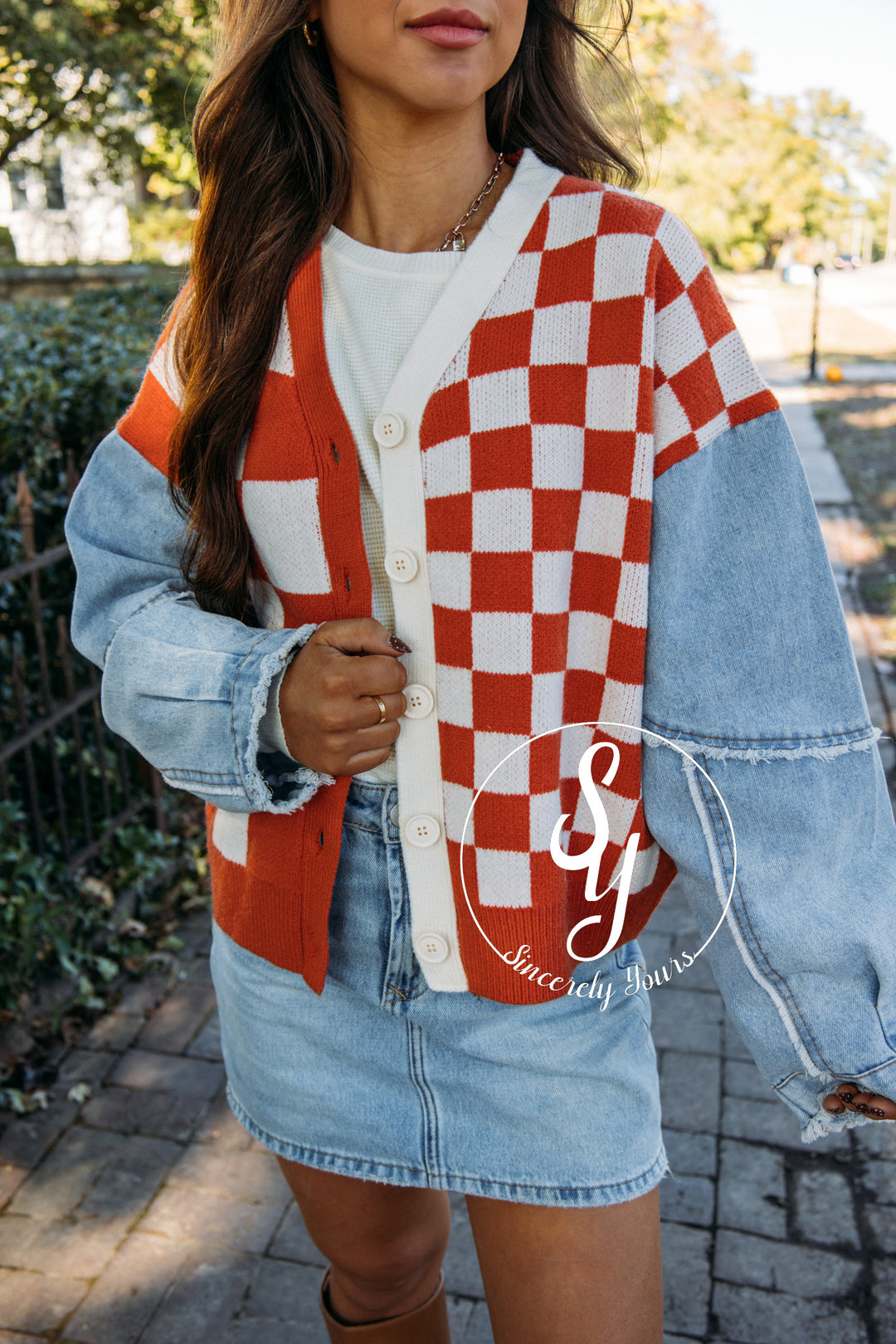 Check Me Out Cardigan - Pretty Orange