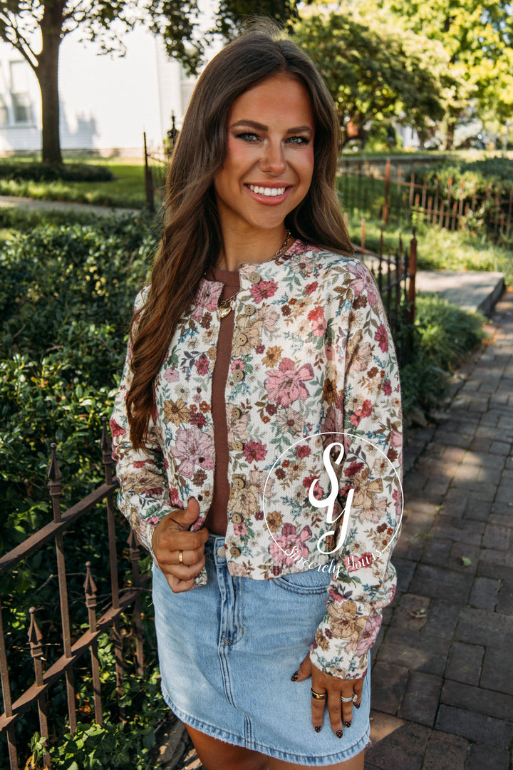 Sweet Escape Cardigan- Clay Rose