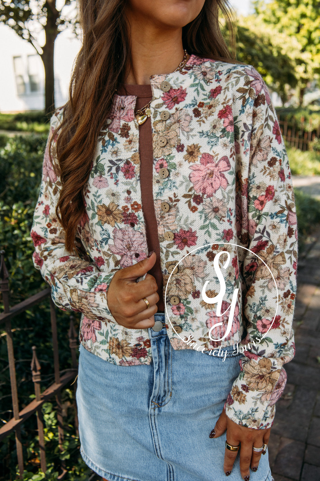 Sweet Escape Cardigan- Clay Rose
