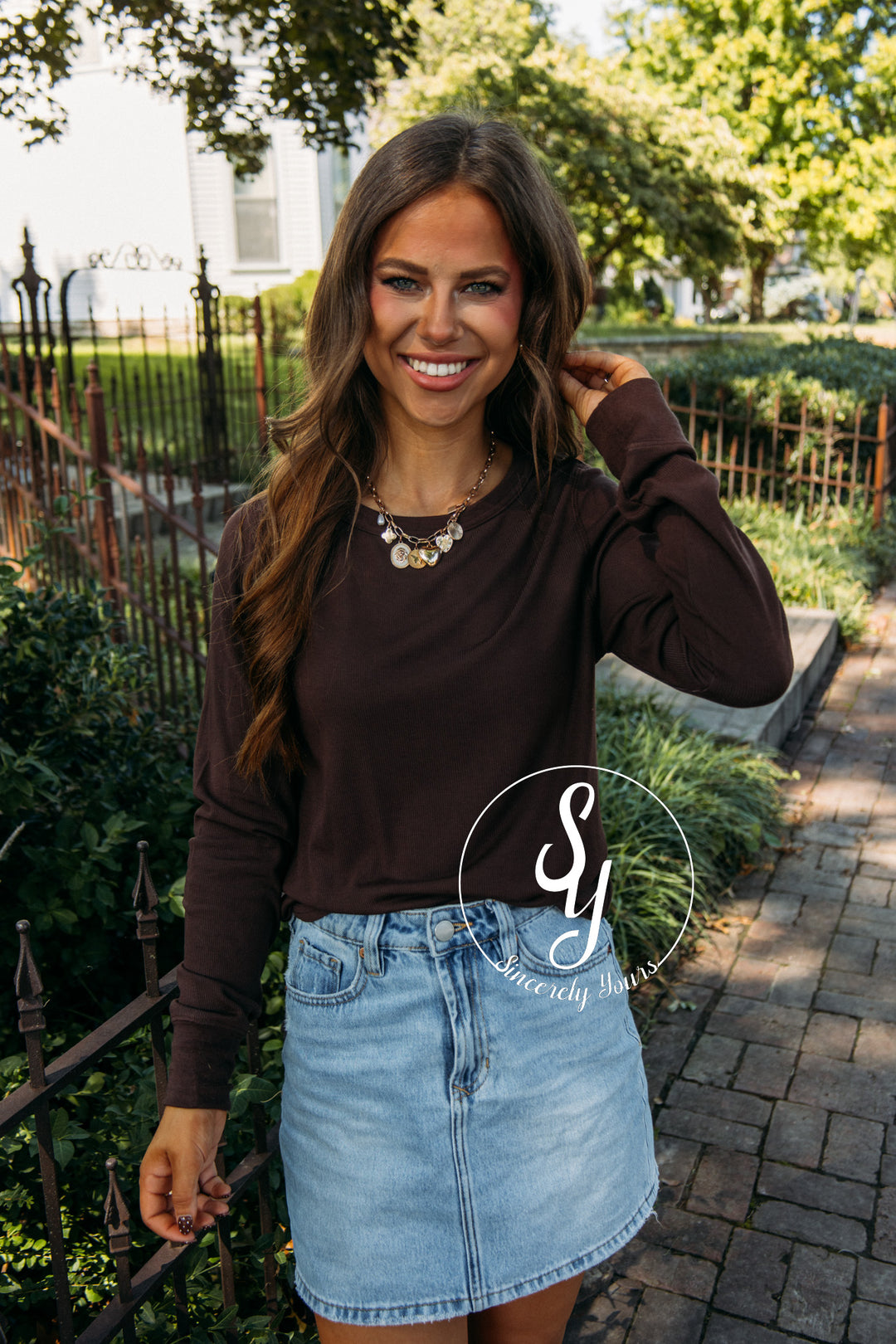 Fall Basic Top-Coffee Bean