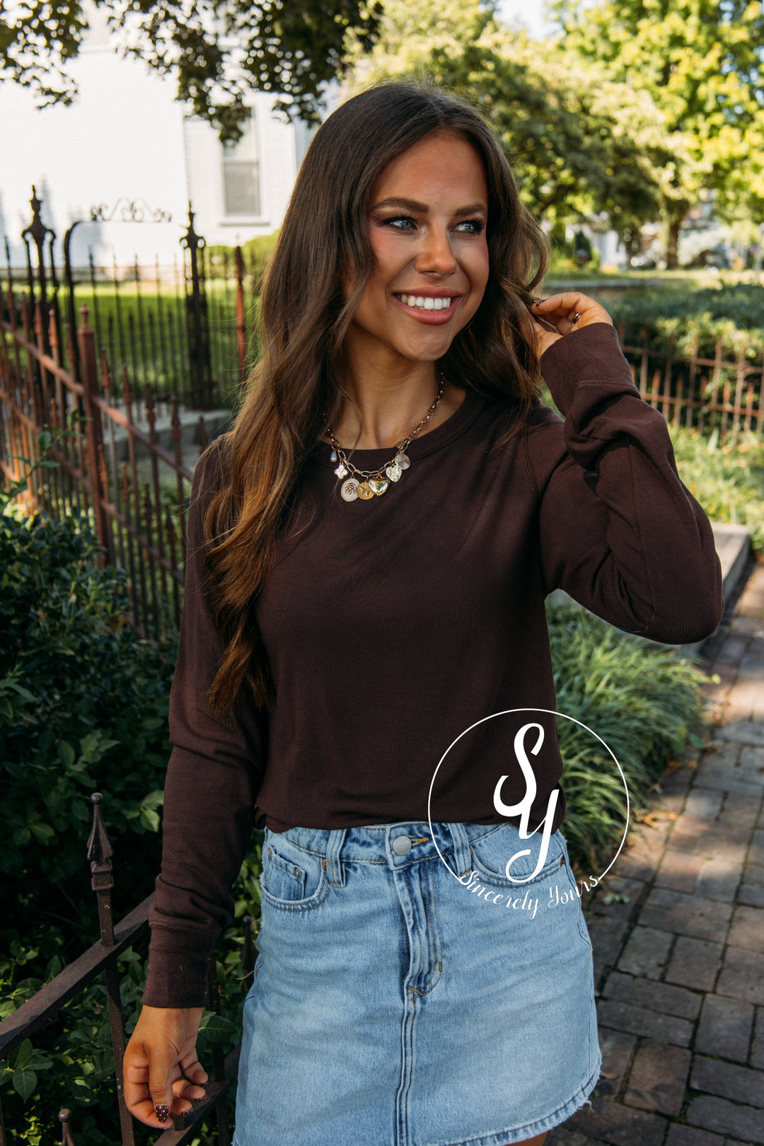 Fall Basic Top-Coffee Bean