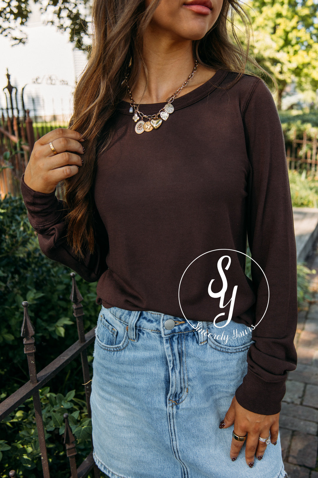 Fall Basic Top-Coffee Bean