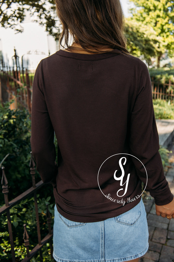 Fall Basic Top-Coffee Bean
