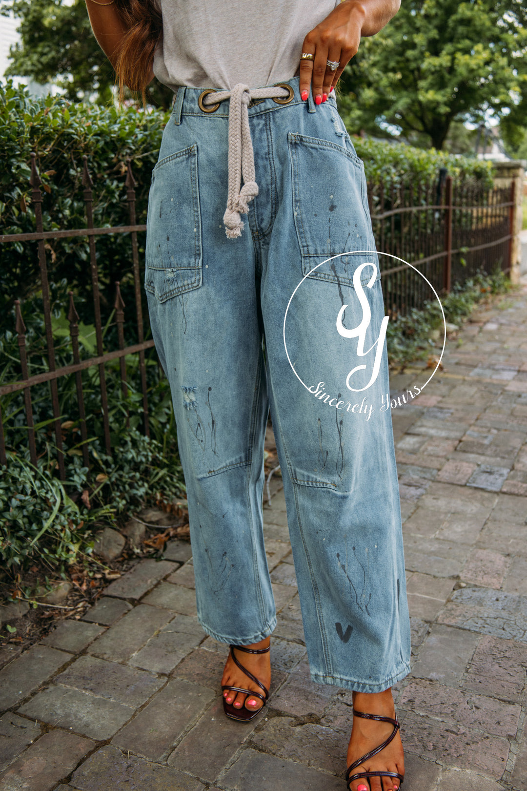 Morgan Paint Denim