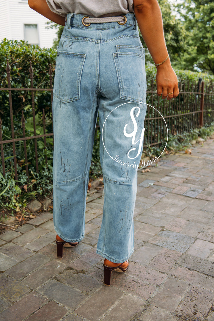 Morgan Paint Denim