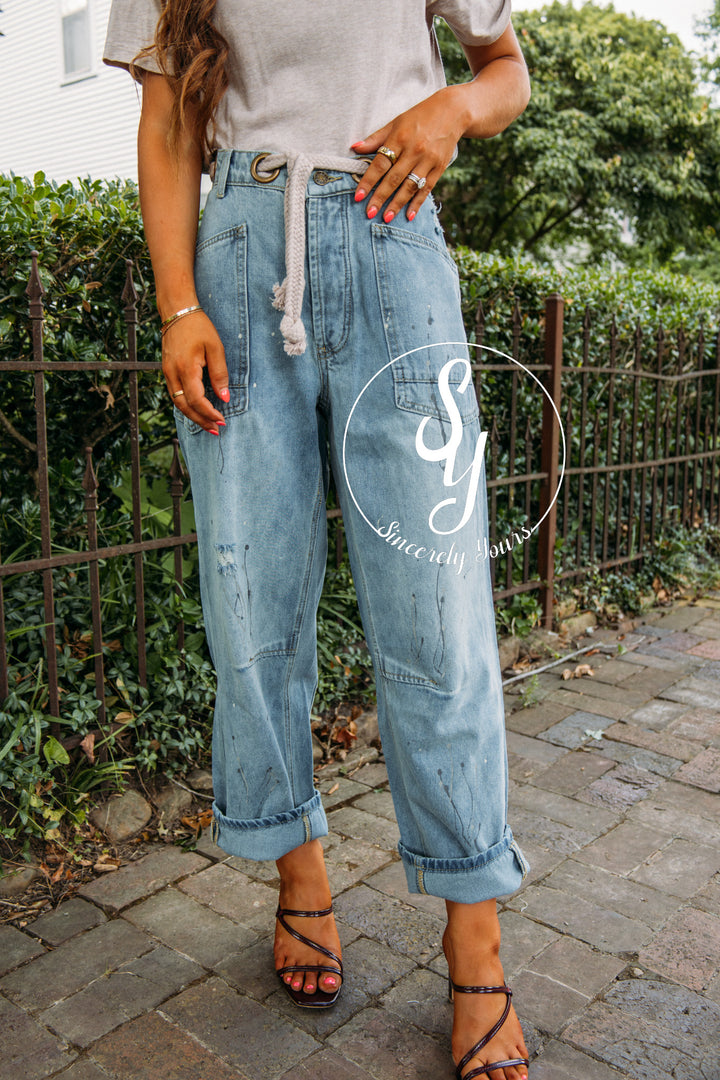 Morgan Paint Denim