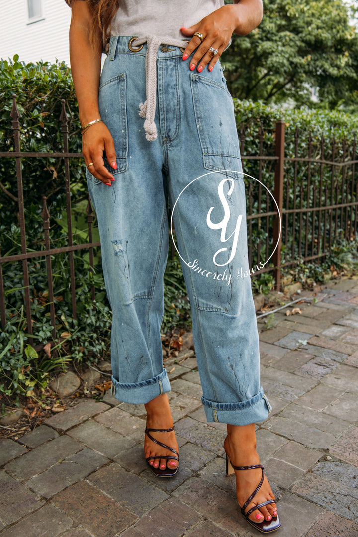 Morgan Paint Denim