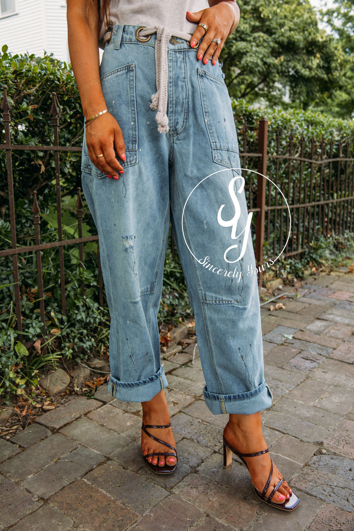 Morgan Paint Denim
