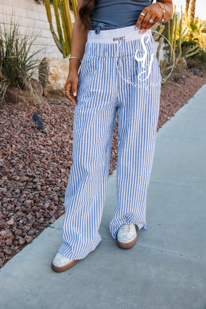 Dockside Dream Pants- Navy