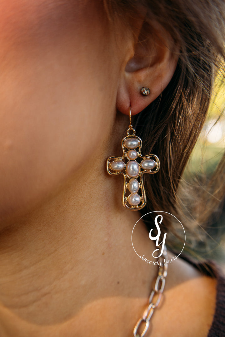 Cross Moment Earrings